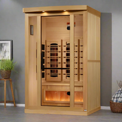 Golden Designs Reserve Edition 2-Person Full Spectrum Indoor Infrared Sauna GDI-8020-03