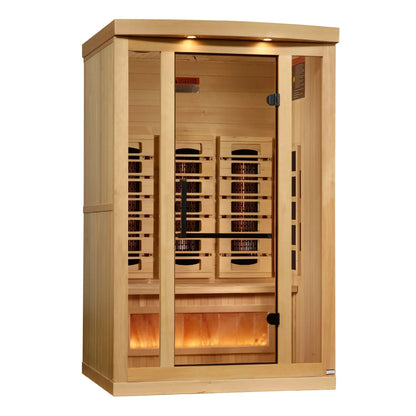 Golden Designs Reserve Edition 2-Person Full Spectrum Indoor Infrared Sauna GDI-8020-03