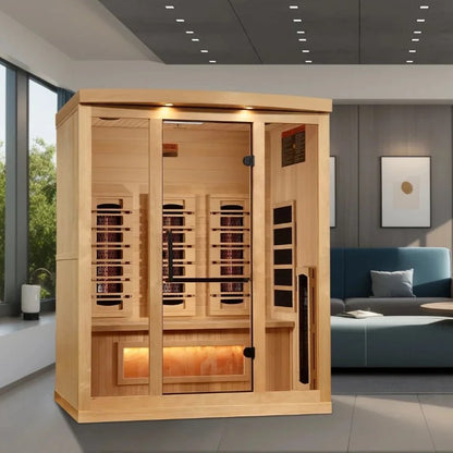 Golden Designs Reserve Edition 3-Person Full Spectrum Indoor Infrared Sauna GDI-8030-03