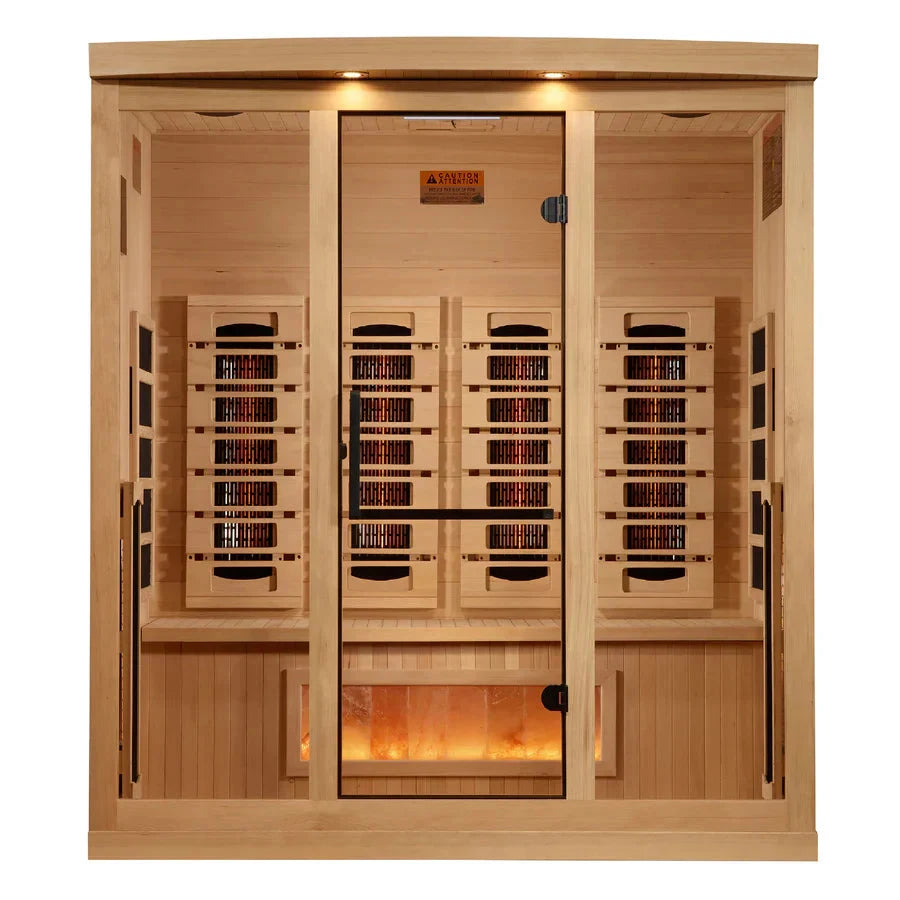 Golden Designs Reserve Edition 4-Person Full Spectrum Indoor Infrared Sauna GDI-8040-03