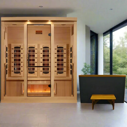 Golden Designs Reserve Edition 4-Person Full Spectrum Indoor Infrared Sauna GDI-8040-03