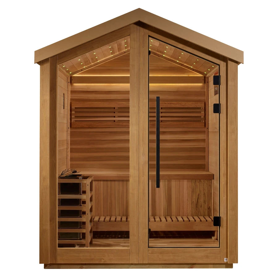 Golden Designs Savonlinna 3-Person Traditional Outdoor Sauna GDI-8503-01