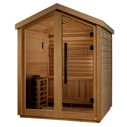 Golden Designs Savonlinna 3-Person Traditional Outdoor Sauna GDI-8503-01