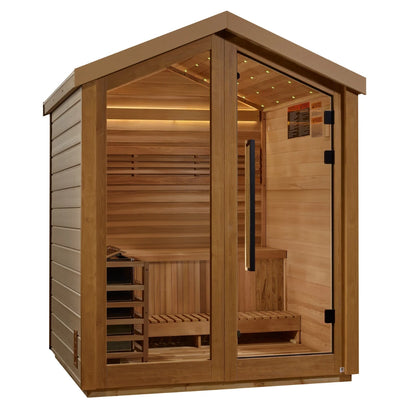 Golden Designs Savonlinna 3-Person Traditional Outdoor Sauna GDI-8503-01