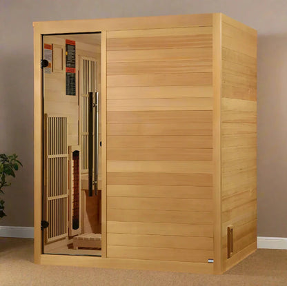 Golden Designs Soria 3-Person Hybrid Indoor Sauna GDI-8330-01