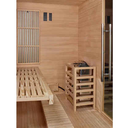 Golden Designs Soria 3-Person Hybrid Indoor Sauna GDI-8330-01