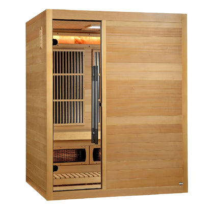 Golden Designs Soria 3-Person Hybrid Indoor Sauna GDI-8330-01
