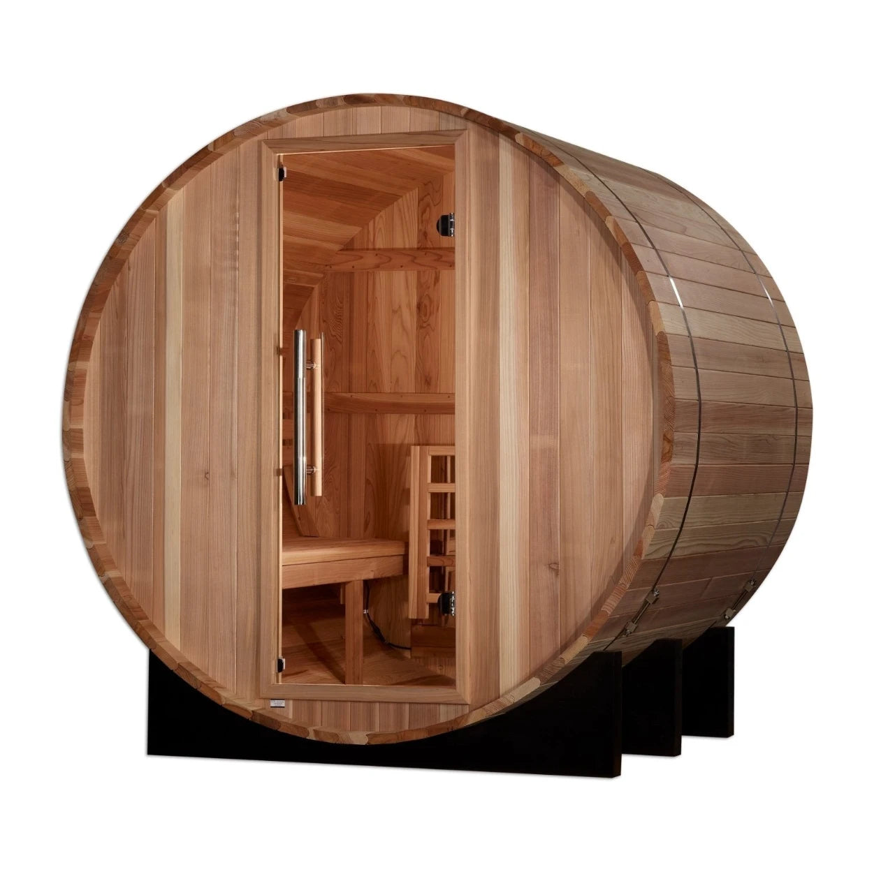 Golden Designs St. Moritz 2-4 Person Outdoor Barrel Sauna GDI-B002-01