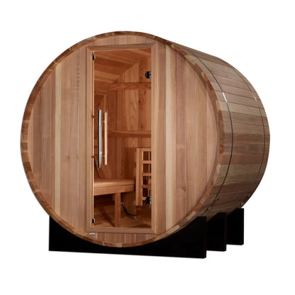 Golden Designs St. Moritz 2-4 Person Outdoor Barrel Sauna GDI-B002-01