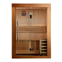Golden Designs Sundsvall 2 Person Traditional Indoor Sauna