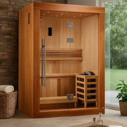 Golden Designs Sundsvall 2-Person Traditional Indoor Sauna GDI-7289-02