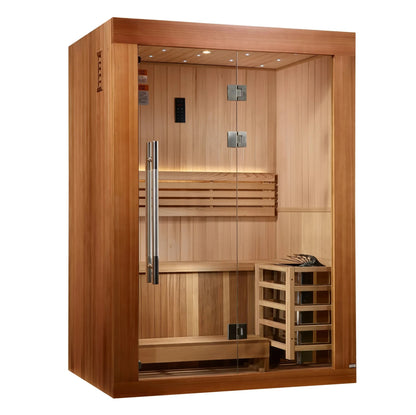 Golden Designs Sundsvall 2-Person Traditional Indoor Sauna GDI-7289-02