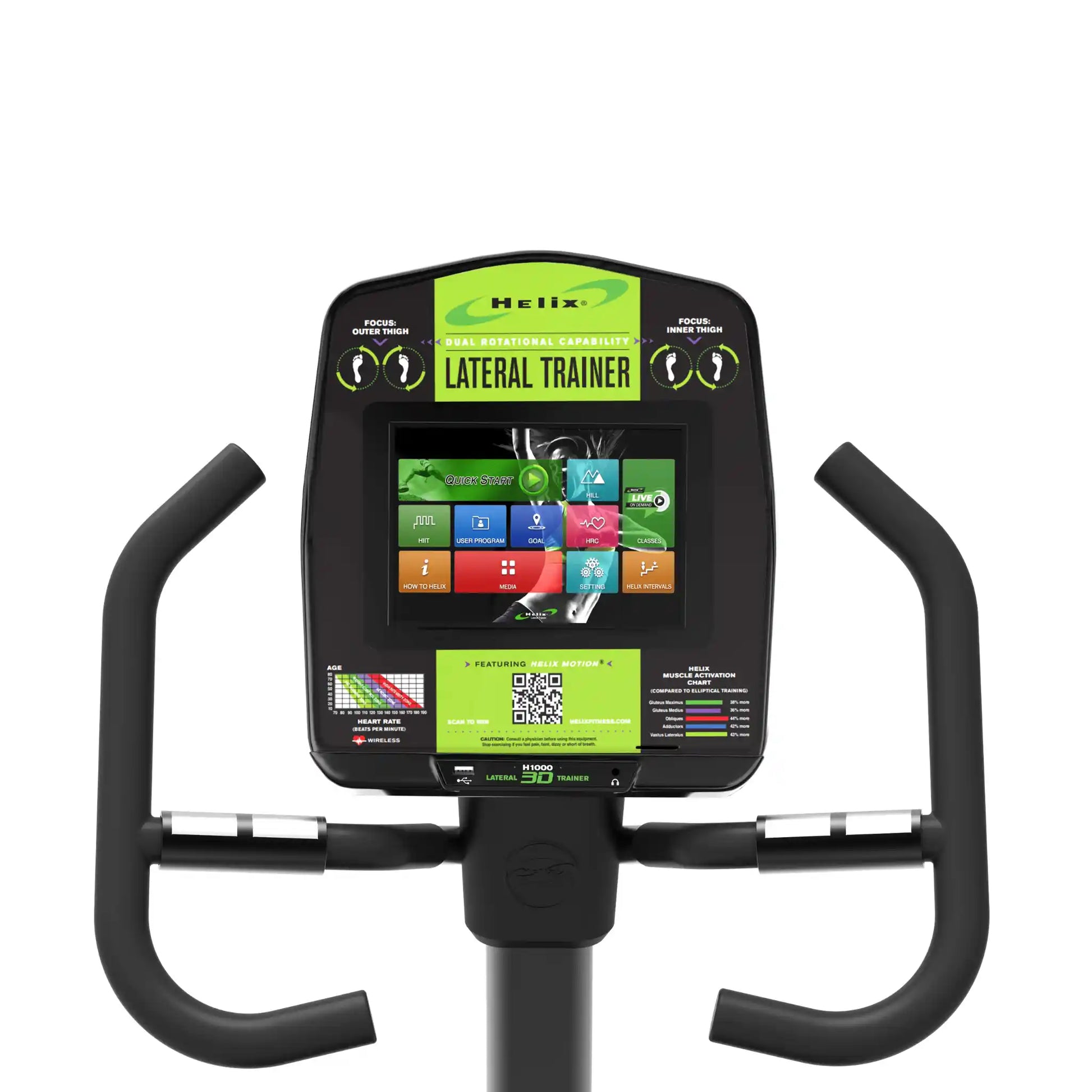 Helix Digital Essential H1000 with digital display and 'Helix' branding on a white background