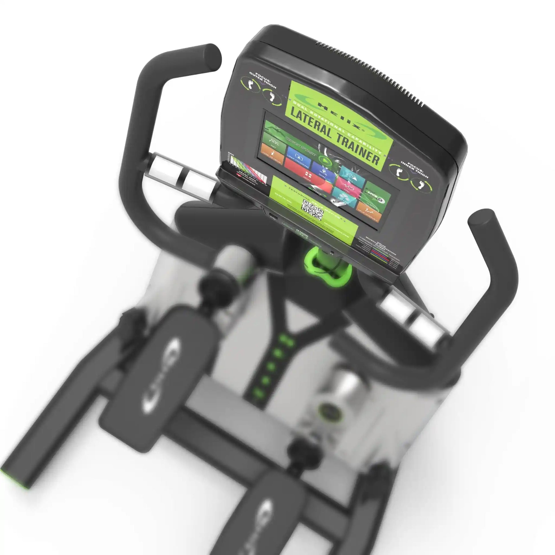 Close-up of Helix Digital Essential H1000 with a digital display on a white background