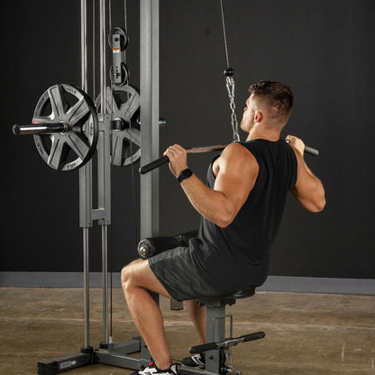 XMARK Lat Pull-Down Machine with Low-Row