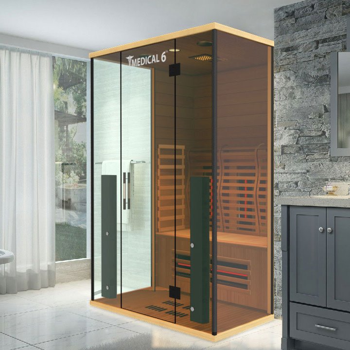 Medical 6 Ultra Full Spectrum Infrared Sauna (2 Person) Saunas Medical Saunas 