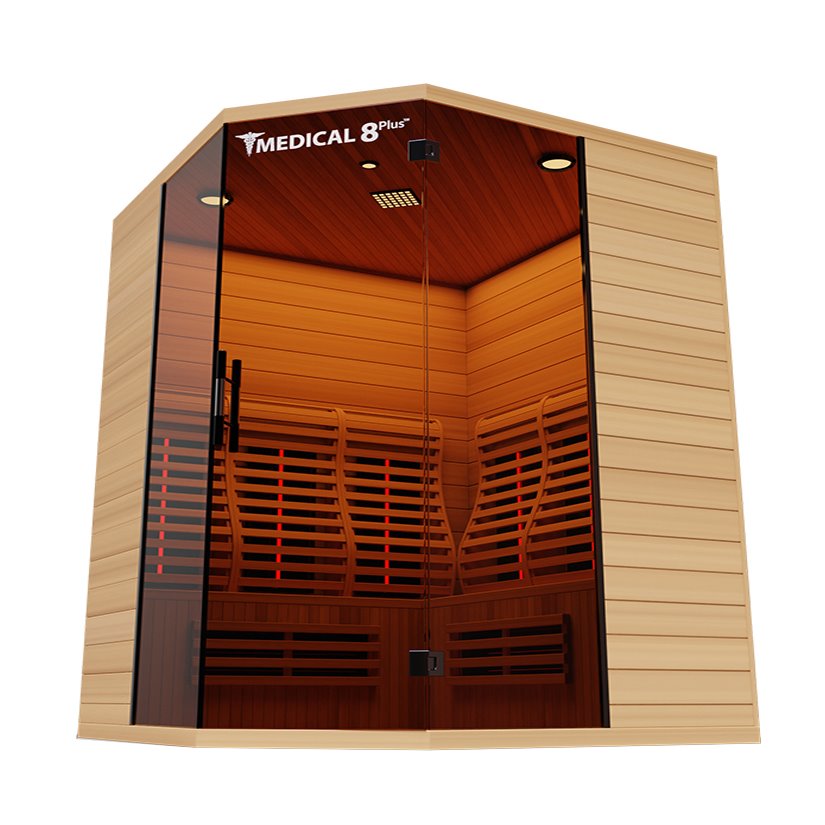 Medical 8 Plus v2 Ultra Full Spectrum Infrared Sauna (6 Person) Saunas Medical Saunas 