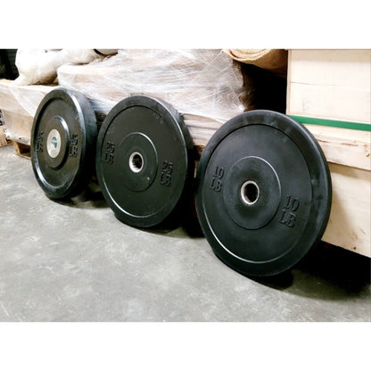 Muscle D Fitness Classic Bumper Plates With Center Steel Hub