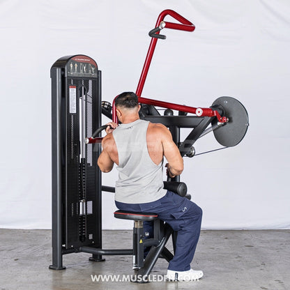 Muscle D Fitness Classic V2 Selectorized Rotary Lat Pulldown
