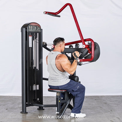 Muscle D Fitness Classic V2 Selectorized Rotary Lat Pulldown