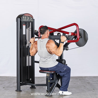 Muscle D Fitness Classic V2 Selectorized Rotary Lat Pulldown