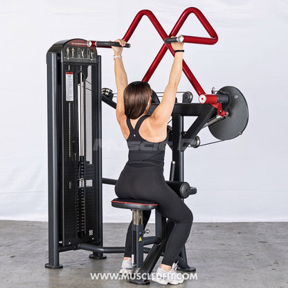 Muscle D Fitness Classic V2 Selectorized Rotary Lat Pulldown