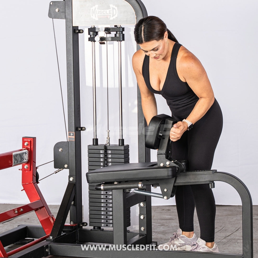 Muscle D Fitness Classic V2 Selectorized Seated Calf