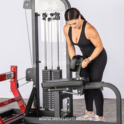 Muscle D Fitness Classic V2 Selectorized Seated Calf