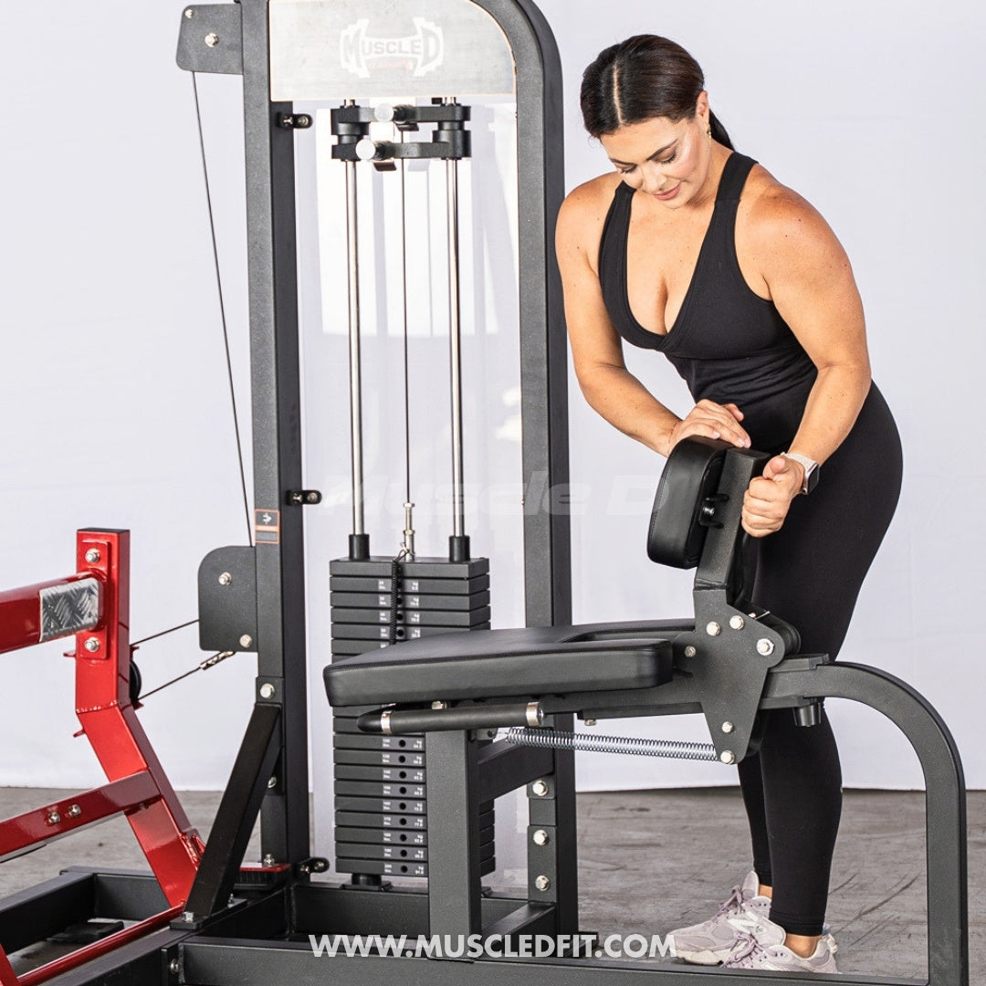 Muscle D Fitness Classic V2 Selectorized Seated Calf