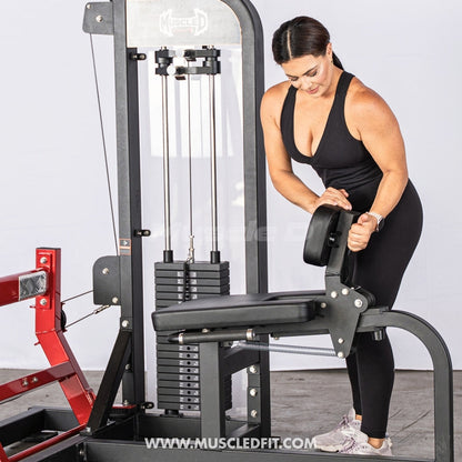 Muscle D Fitness Classic V2 Selectorized Seated Calf