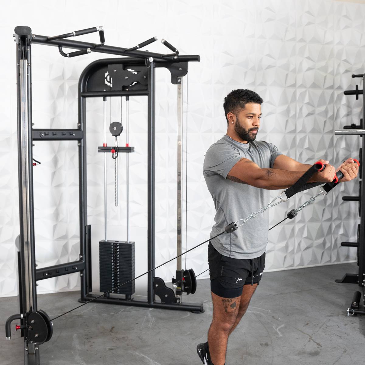 Muscle D Fitness Megatron 88" Dual Adjustable Pulley