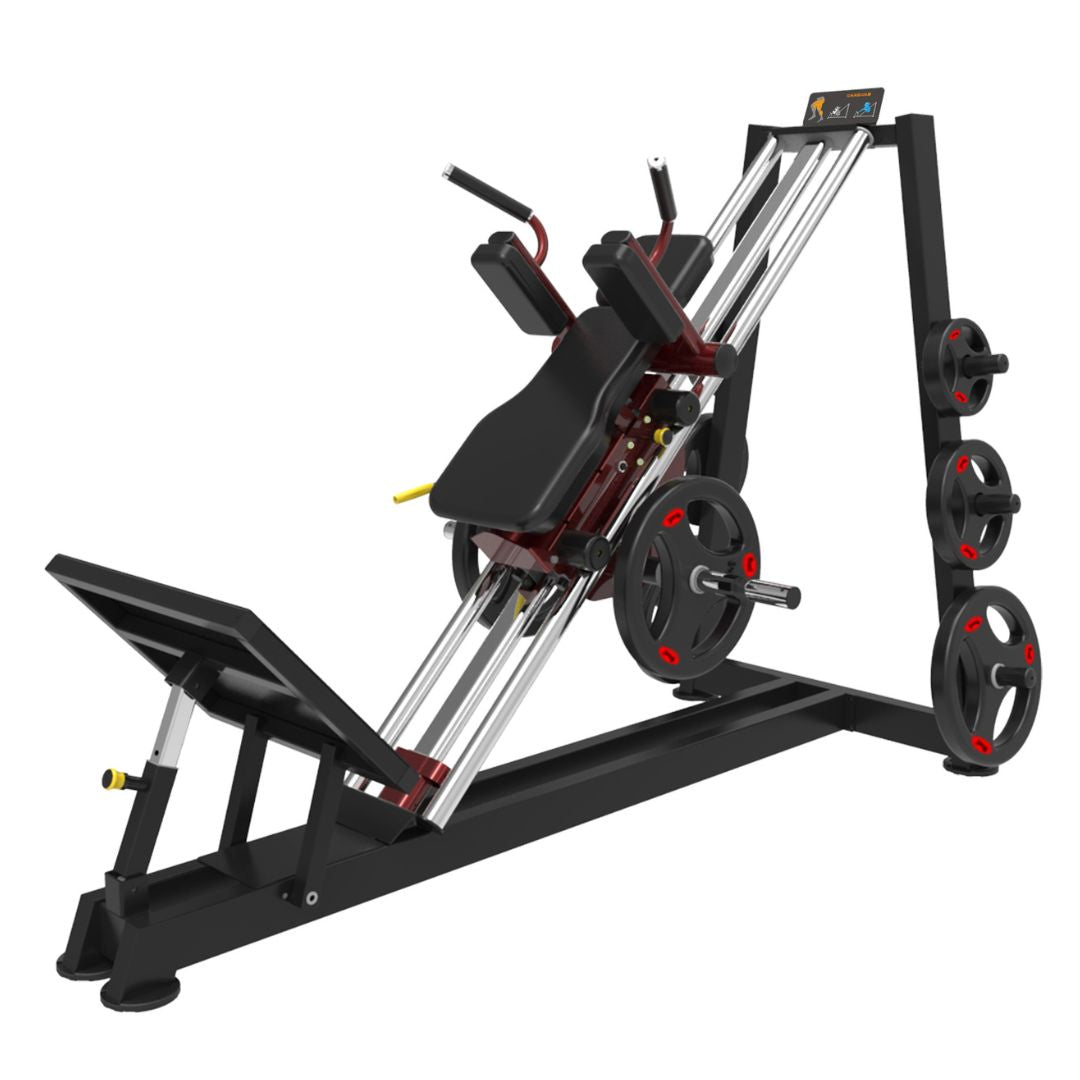 Muscle D Fitness Power Leverage V2 45 Degree Hack Squat
