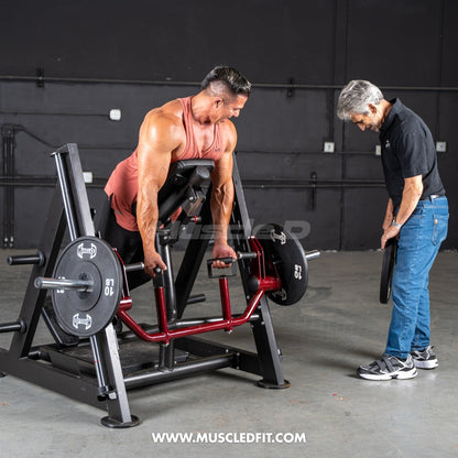 Muscle D Fitness Power Leverage V2 Chest Supported Linear Bearing Row