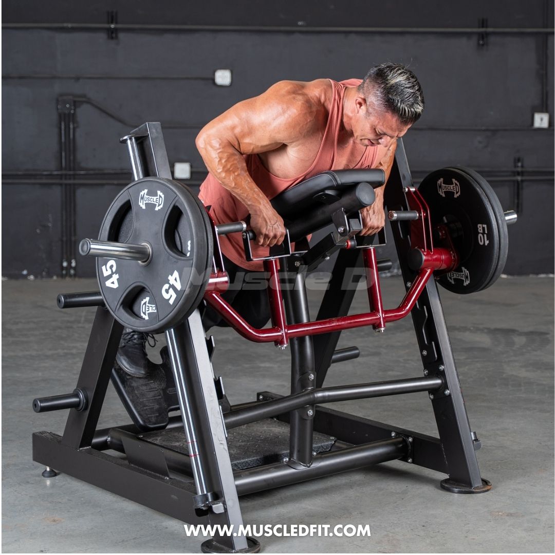 Muscle D Fitness Power Leverage V2 Chest Supported Linear Bearing Row