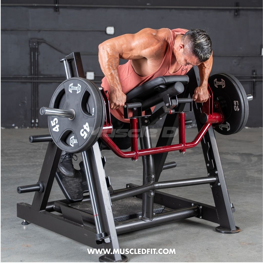 Muscle D Fitness Power Leverage V2 Chest Supported Linear Bearing Row