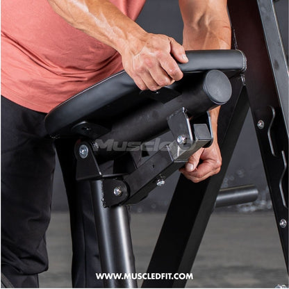 Muscle D Fitness Power Leverage V2 Chest Supported Linear Bearing Row