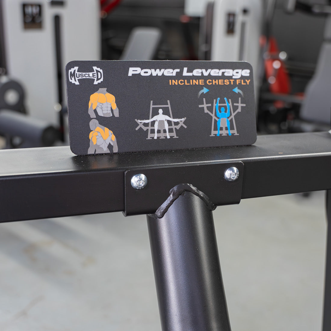 Muscle D Fitness Power Leverage V2 Incline Pec Fly