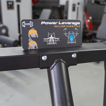Muscle D Fitness Power Leverage V2 Incline Pec Fly