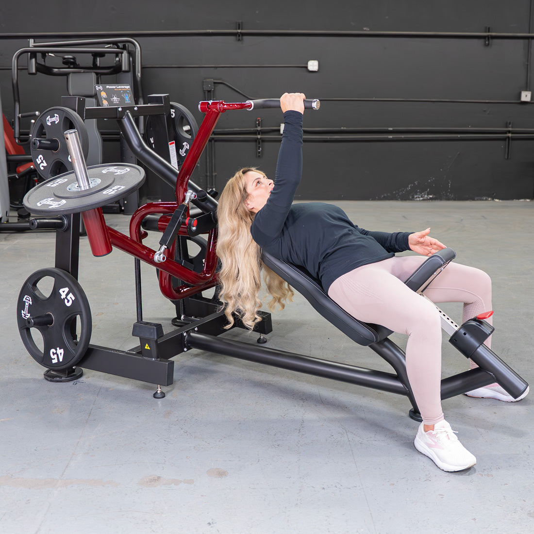 Muscle D Fitness Power Leverage V2 Incline Pec Fly