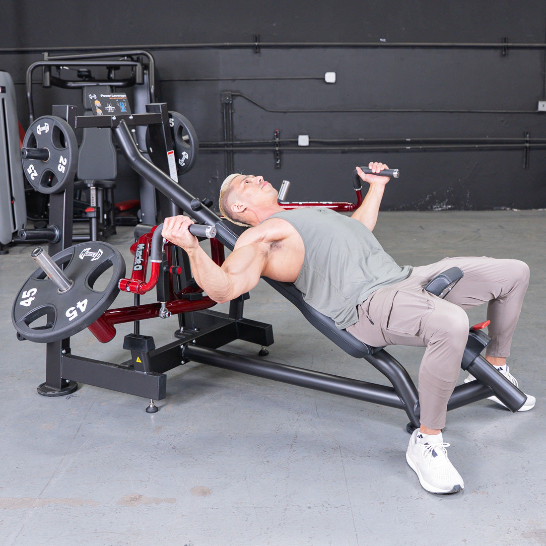 Muscle D Fitness Power Leverage V2 Incline Pec Fly