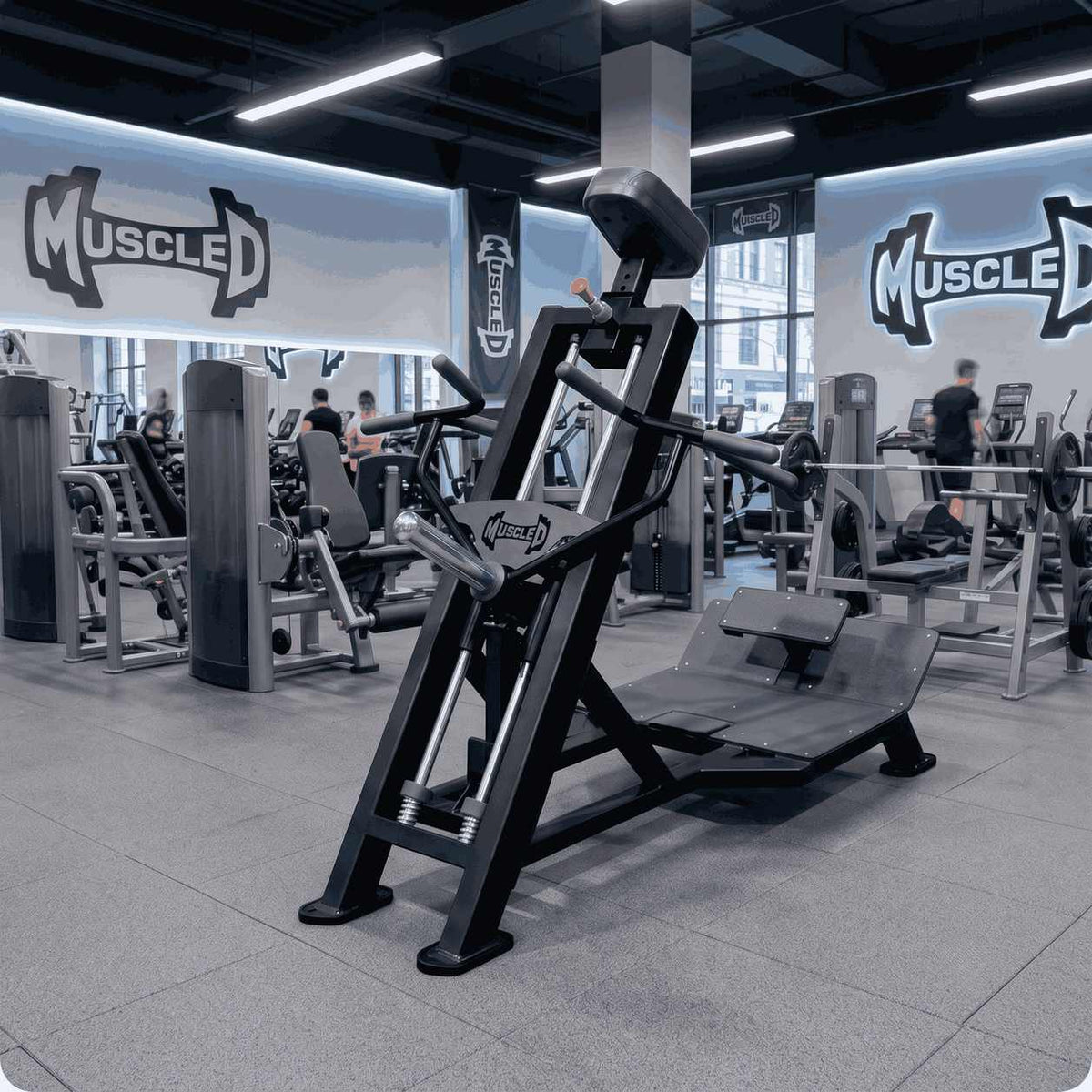 Muscle D Fitness Power Leverage V2 Linear Bearing T-Bar Row