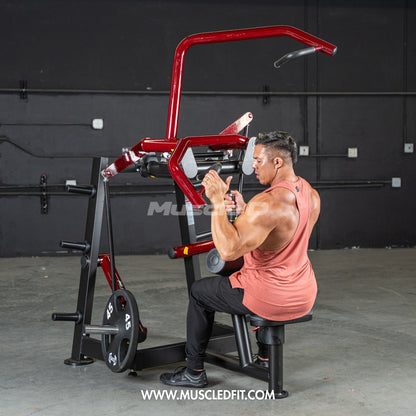 Muscle D Fitness Power Leverage V2 Rotary Lat Pulldown