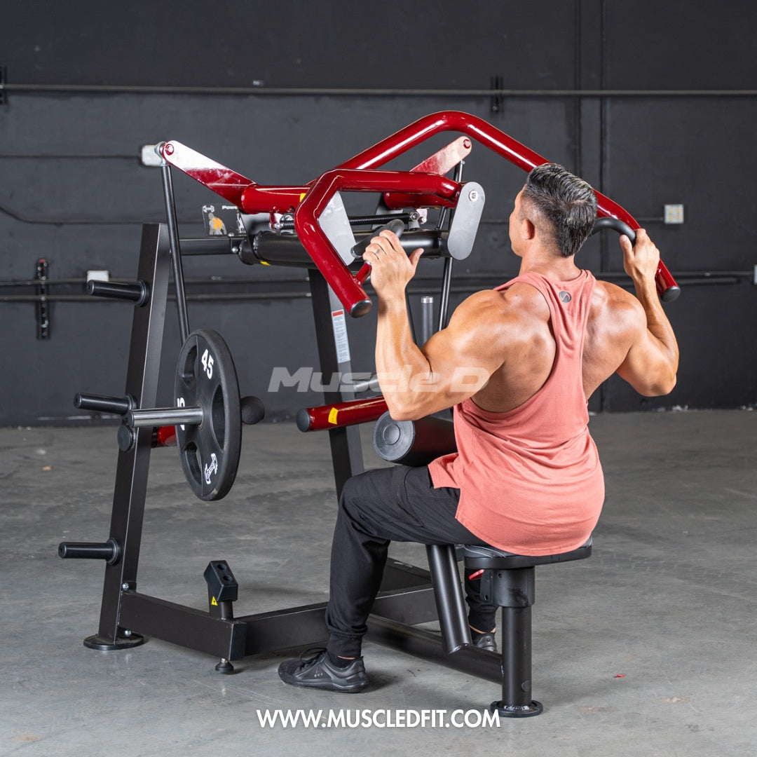 Muscle D Fitness Power Leverage V2 Rotary Lat Pulldown