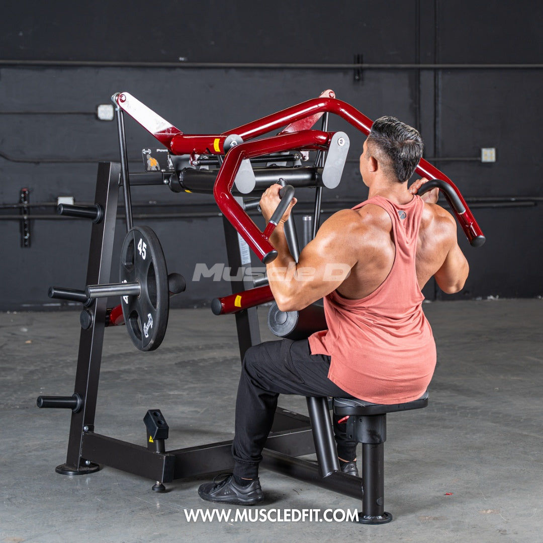 Muscle D Fitness Power Leverage V2 Rotary Lat Pulldown