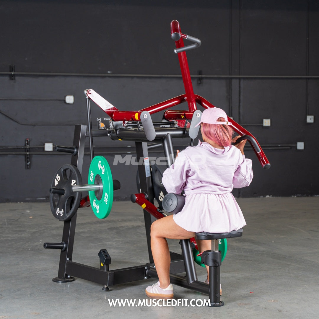 Muscle D Fitness Power Leverage V2 Rotary Lat Pulldown