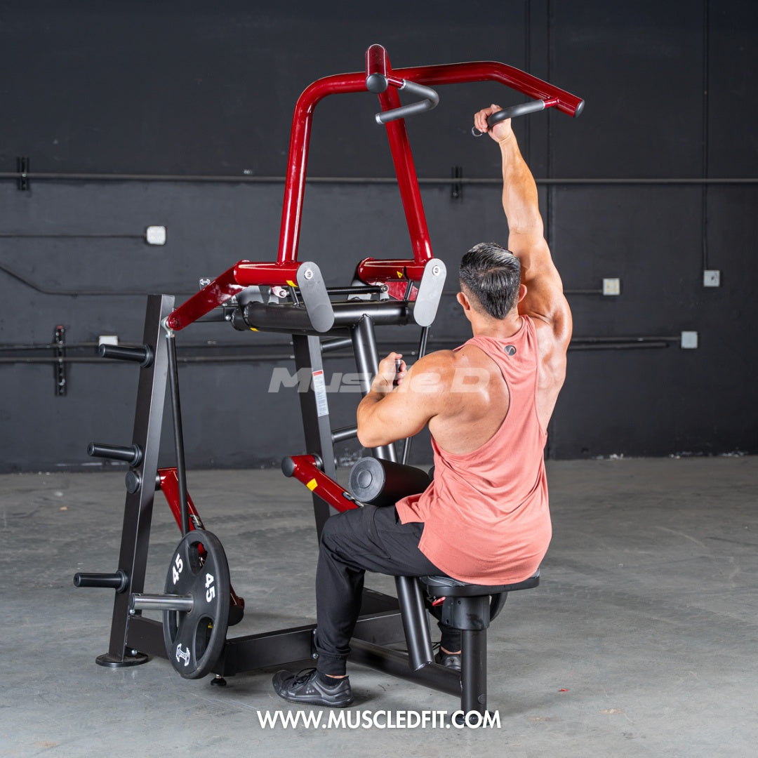 Muscle D Fitness Power Leverage V2 Rotary Lat Pulldown
