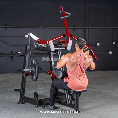 Muscle D Fitness Power Leverage V2 Rotary Lat Pulldown