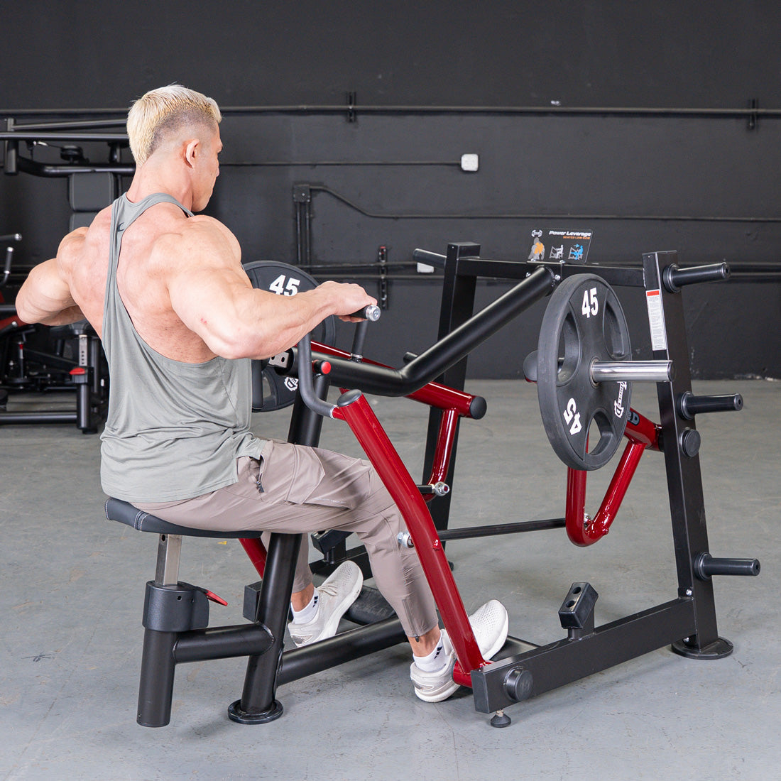 Muscle D Fitness Power Leverage V2 Seated Row