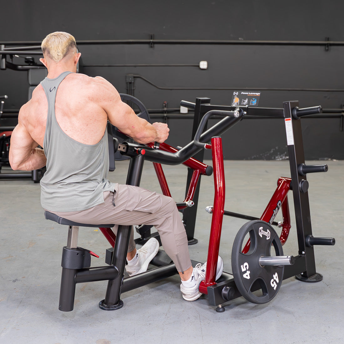Muscle D Fitness Power Leverage V2 Seated Row
