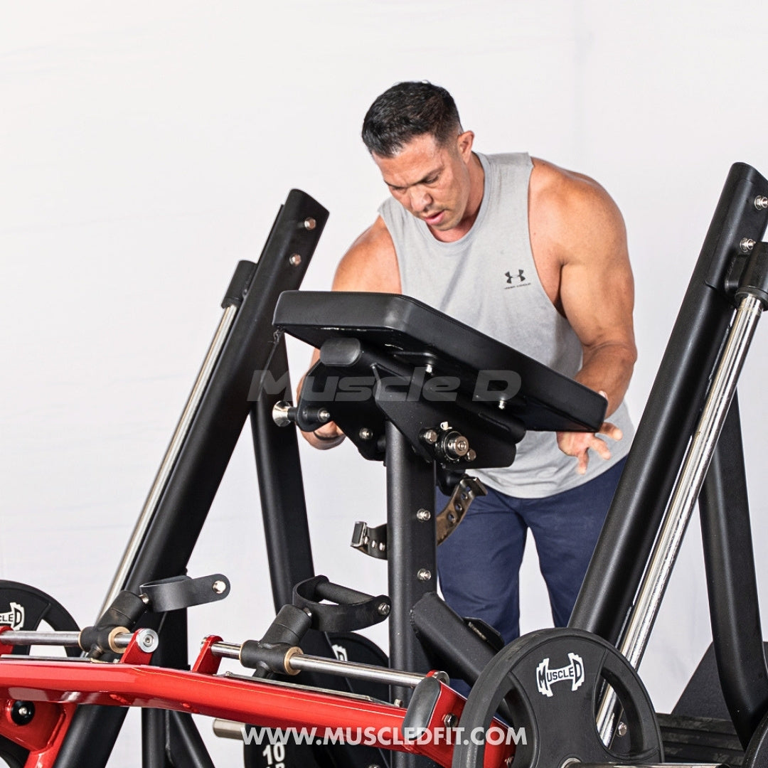 Muscle D Fitness Pro Strength Convertable Linear Bearing Row